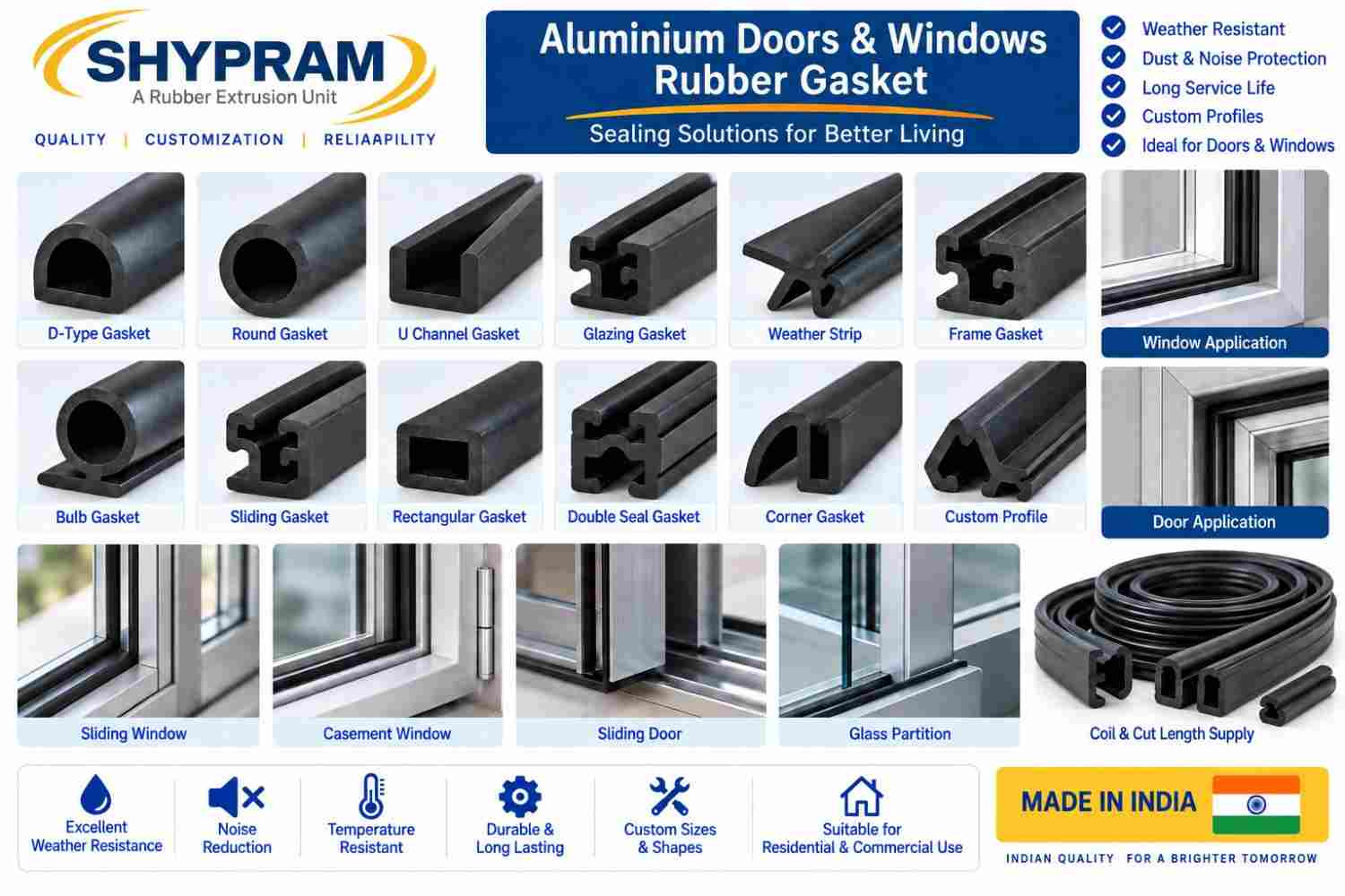 EPDM - Door & Window Gasket