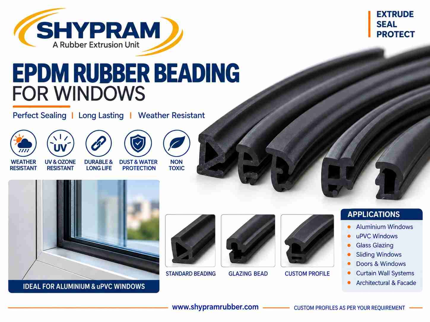 EPDM - Beading For Window