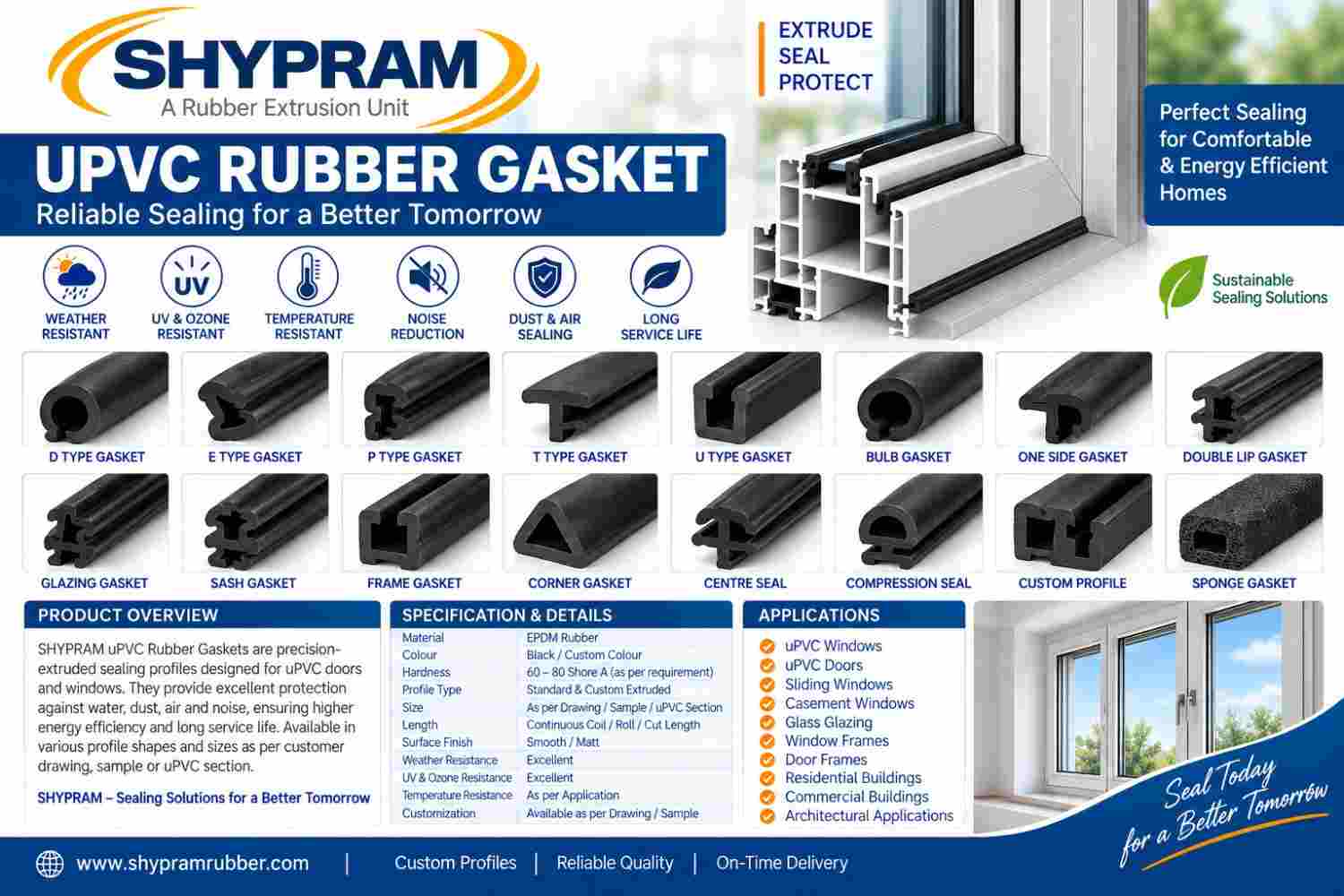 UPVC Window Gaskets