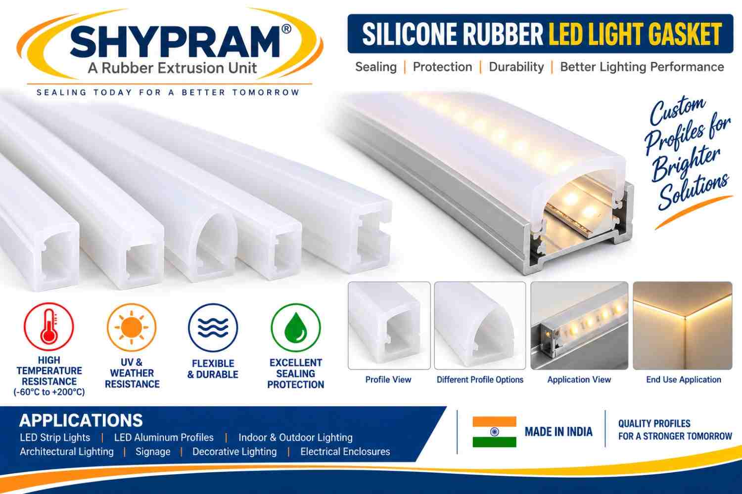 Silicone Rubber LED Light Gaskets