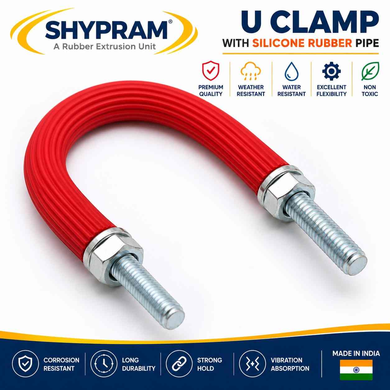 Silicone Rubber for U Bolt Clamp